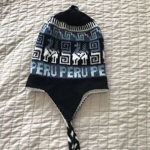 New Kids Peruvian Real Alpaca Boys kids Winter Cap